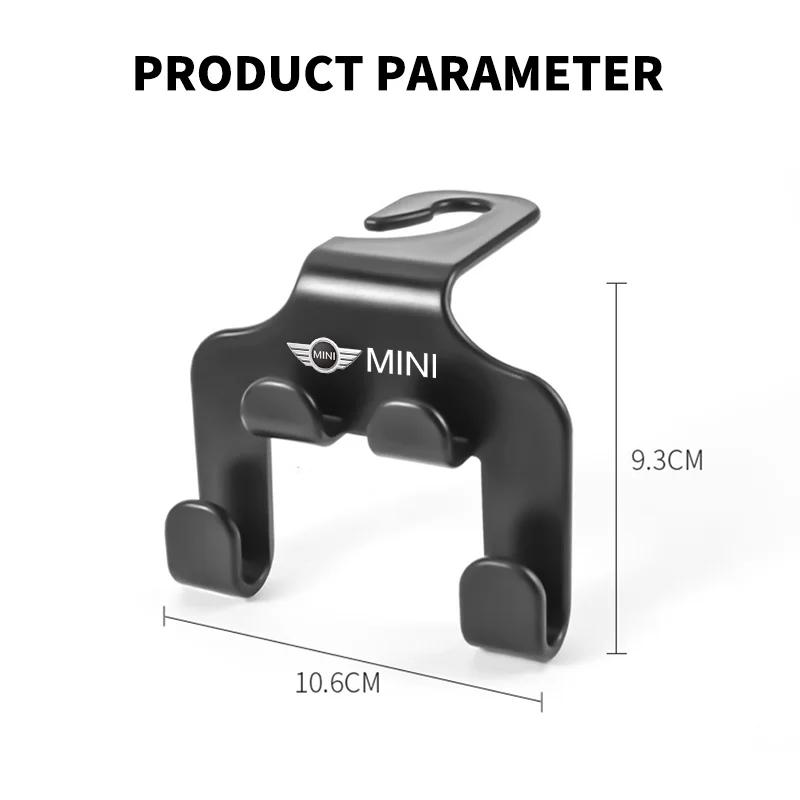 1/2pcs Car Seat Headrest Hook 4 Pack Hanger Storage Organizer For BMW Mini Cooper R56 R50 R53 F56 R60 2011 2012 2013 2018 2019