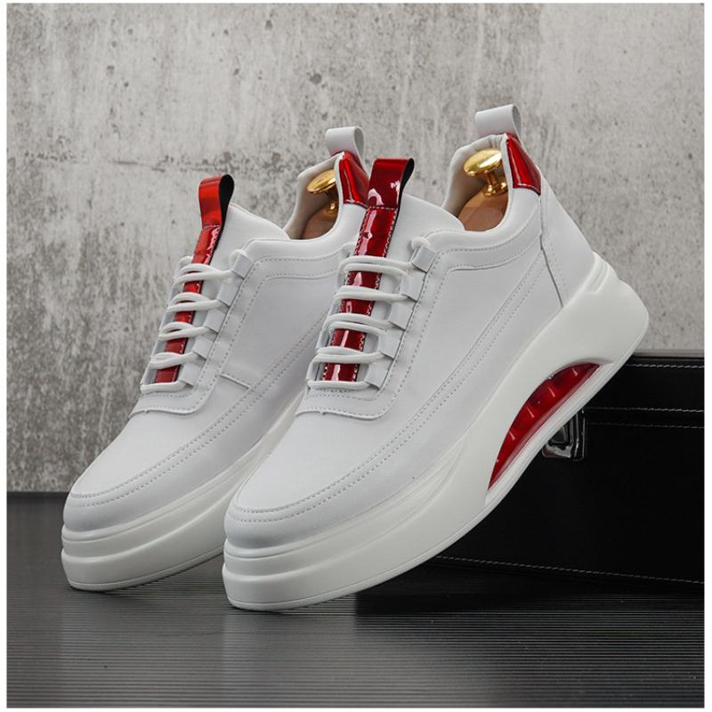 Fashion New In Men Casual Sneakers Platform White Shoes Leisure Male Sneakers Non-slip Men's Vulcanized Shoes Air Cushion Board Shoe
