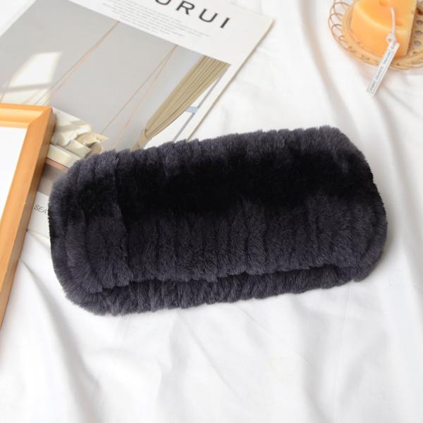 Ew зимний уличный женский шарф из натурального меха кролика рекса, шарфы из натурального густого меха, российские теплые повязки на голову из 100% натурального меха кролика рекса