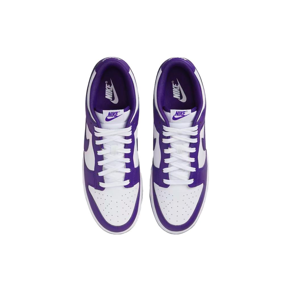 Nike Dunk Low Championship Purple Men Sneakers White Court-Purple DD1391-104