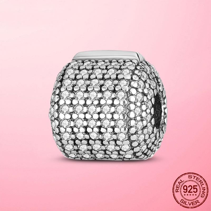 Застежка-зажим, цепочка-зажим из серебра 925 пробы, подвески-звездочки, бусины-стопоры, оригинальный браслет dora, оригинальные украшения своими руками