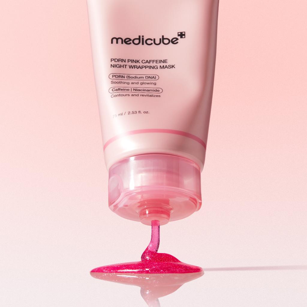 [medicube] PDRN Pink Tone-Up Wrapping Mask 75ml Duo Set
