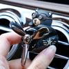 Car Fragrance Auto Air Freshener Cool Bulldog Pilot Rotating Propeller Air Outlet Perfume Flavoring Accessories