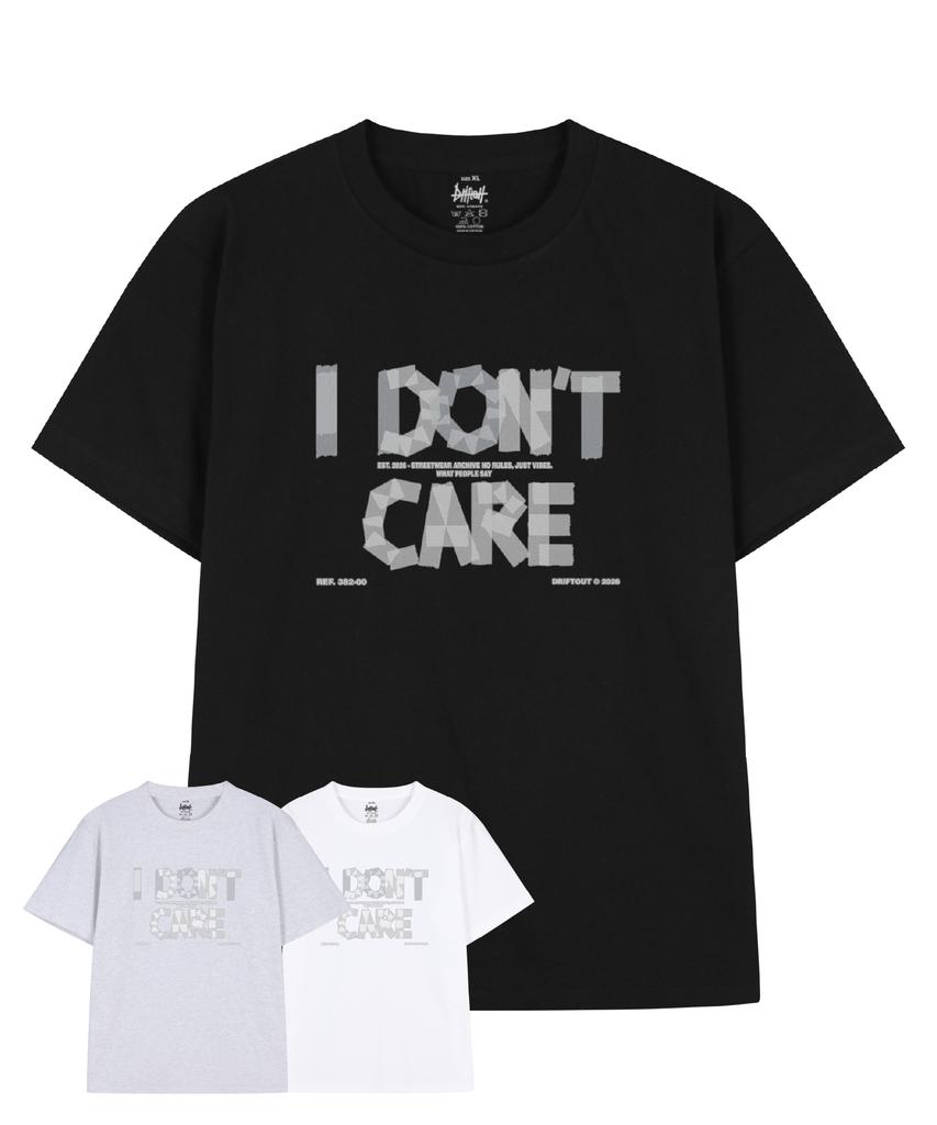 DRIFTOUT I Don'T Care Short Sleeve T-Shirt (3 Colors)