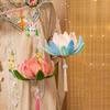 DIY Material Bag Bell Flower Lantern DIY Mid-Autumn Glowing Lantern  Hanfu Accessories
