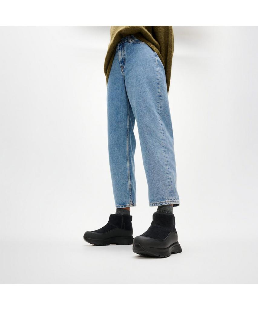 Fitflop [Neo-D] Women'S Suede Hiker Outdoor Mini Boots - All Black (Ft59K2B155)