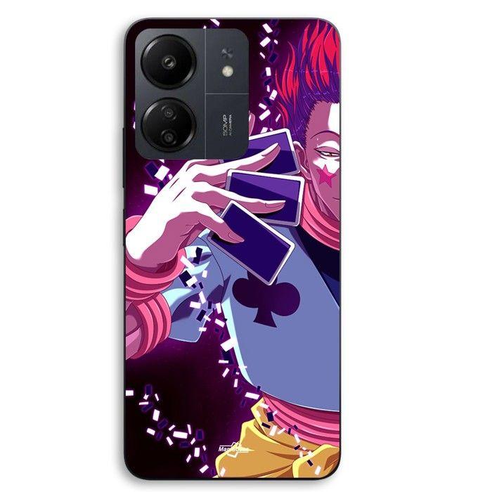 Coque smartphone - MANIACASE - Xiaomi Redmi 13C 4G - Silicone TPU - Motif Hisoka Morow (Hunter x Hunter) - Noir