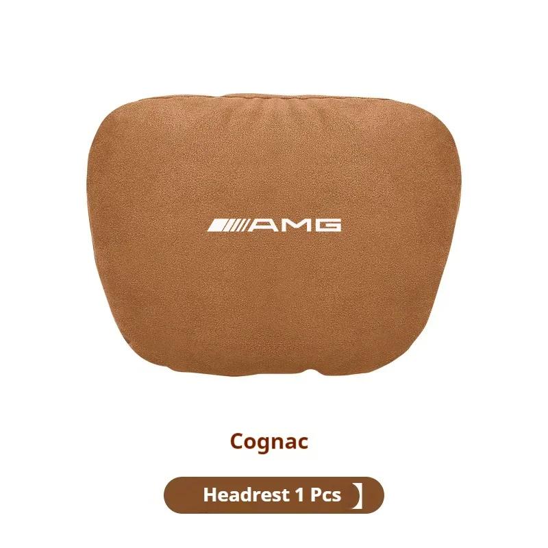 Car Sticker Car Headrest Lumbar Rest Cushion Neck Support Neck Pillow For Mercedes-Benz AMG A C E S V Class Sprinter GLC ML SLK
