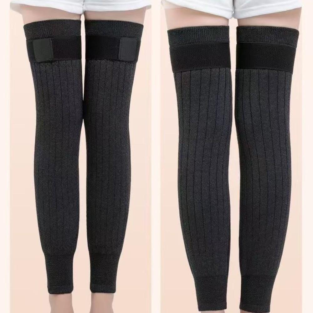 Windproof Thick Knee Protector Elastic Thermal Leg Warmers Winter Knee Cover Sport Accessories