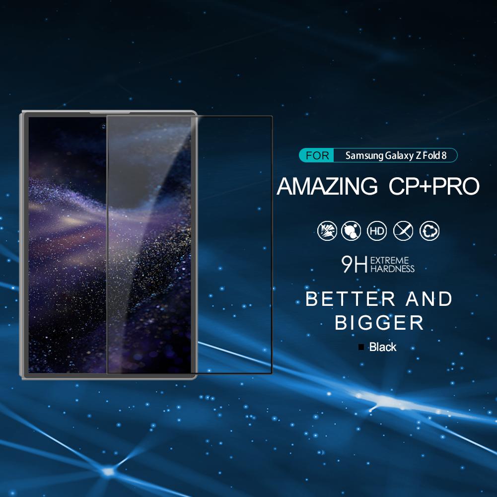 NILLKIN Tempered Glass For Samsung Galaxy Z Fold 8 Fold8 Protector Film 9H Anti-Glare 2.5D FM5002