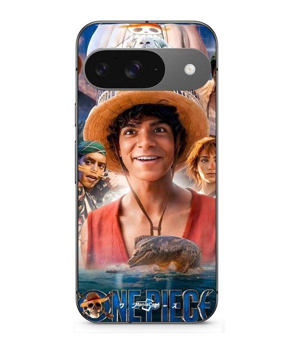 Coque - MANIACASE - Google Pixel 9 - Silicone - Noir - Luffy One Piece