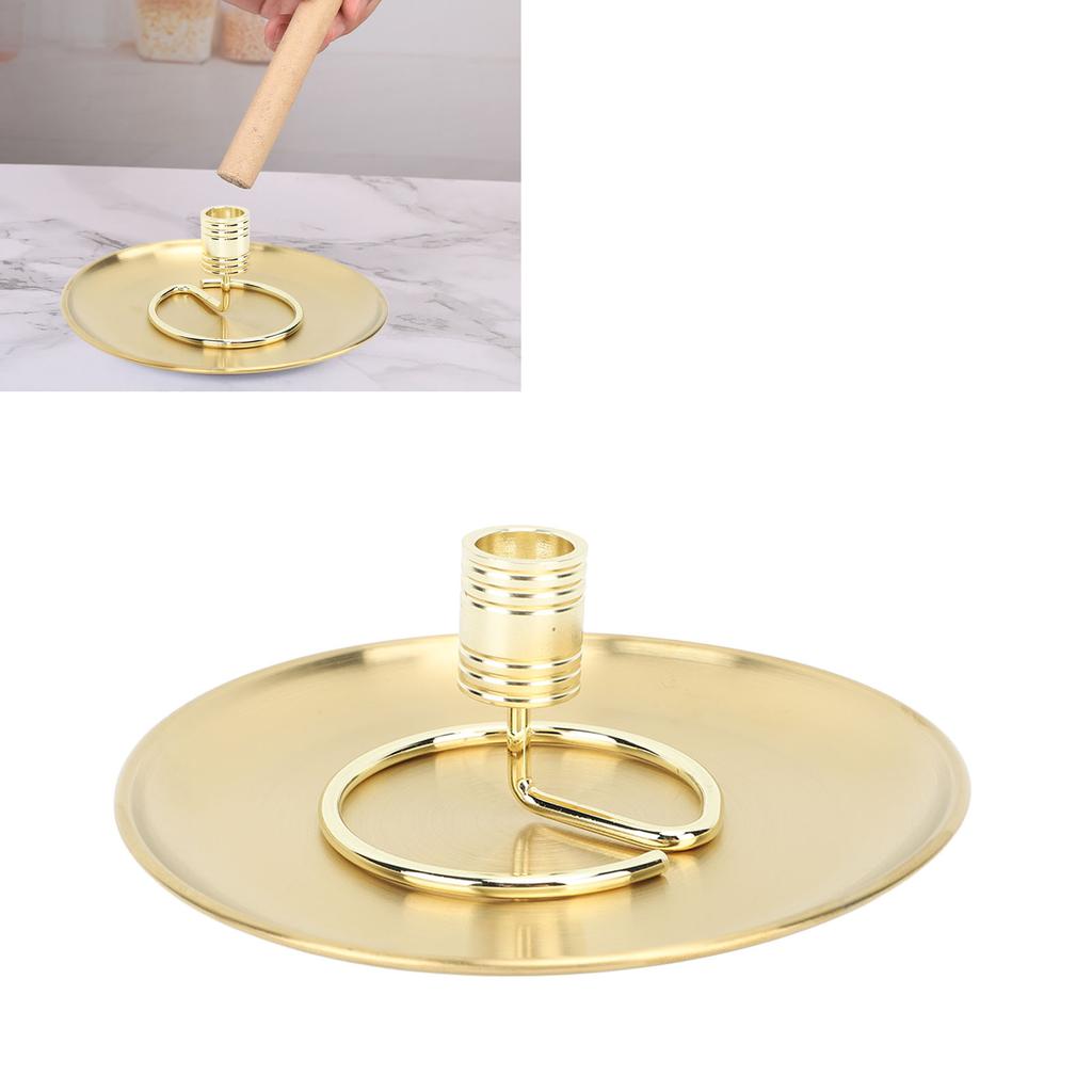 Подставка-держатель для палочек моксы, круглая, из нержавеющей стали, устойчивая, безопасная, компактная, лоток для моксотерапии, для дома