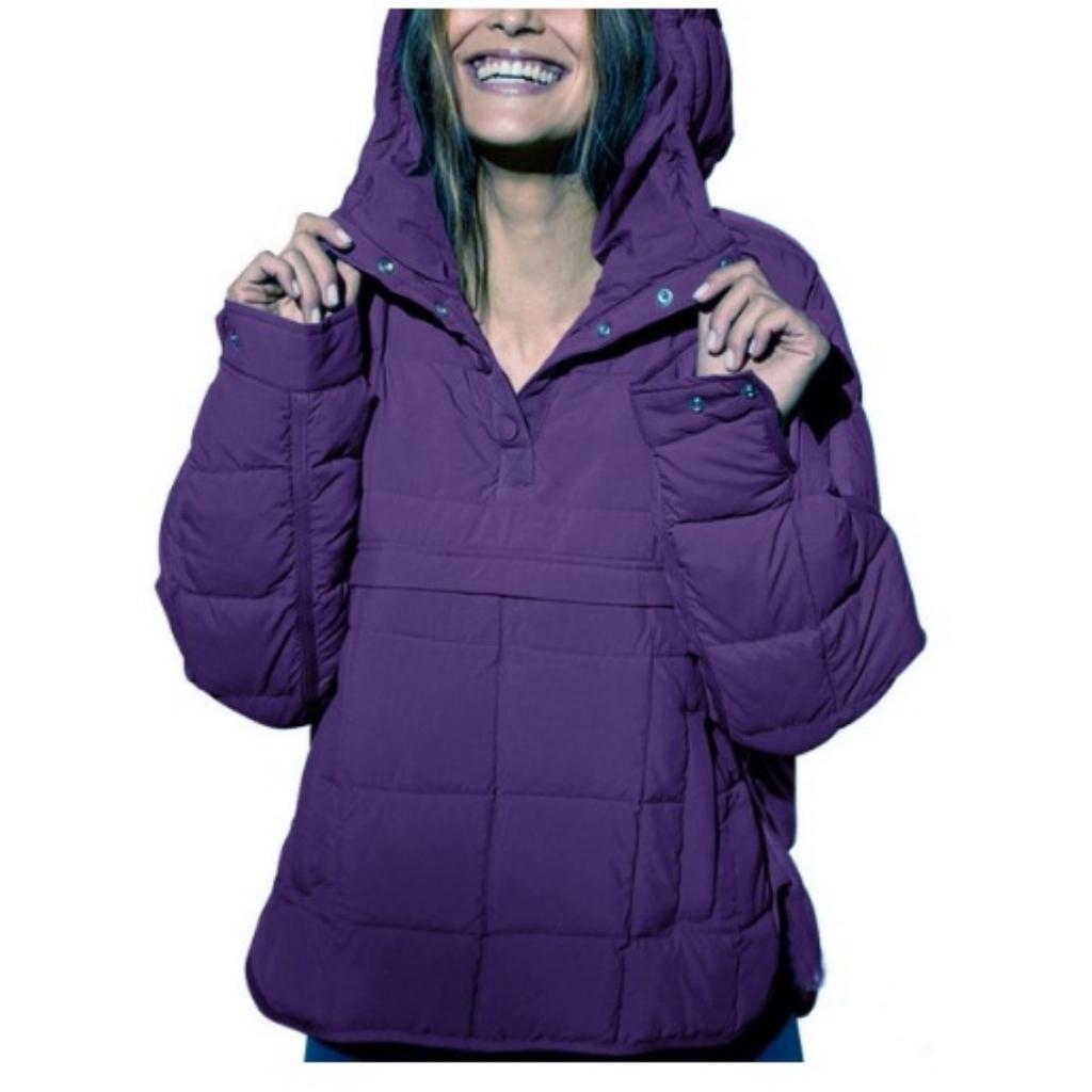 Женская однотонная хлопковая куртка с капюшоном, свободного кроя, с длинными рукавами, хлопковый пуловер, повседневная, куртка с капюшоном