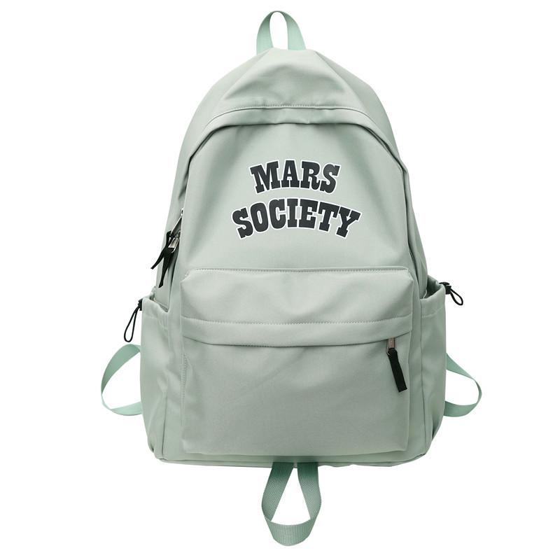 Универсальный рюкзак большой вместимости для студентов: Простой дизайн для мальчиков и девочек