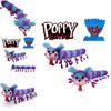Очаровательная 60-сантиметровая плюшевая игрушка Poppy Playtime Pj Pug A Pillar - мягкая игрушка-гусеница для детей