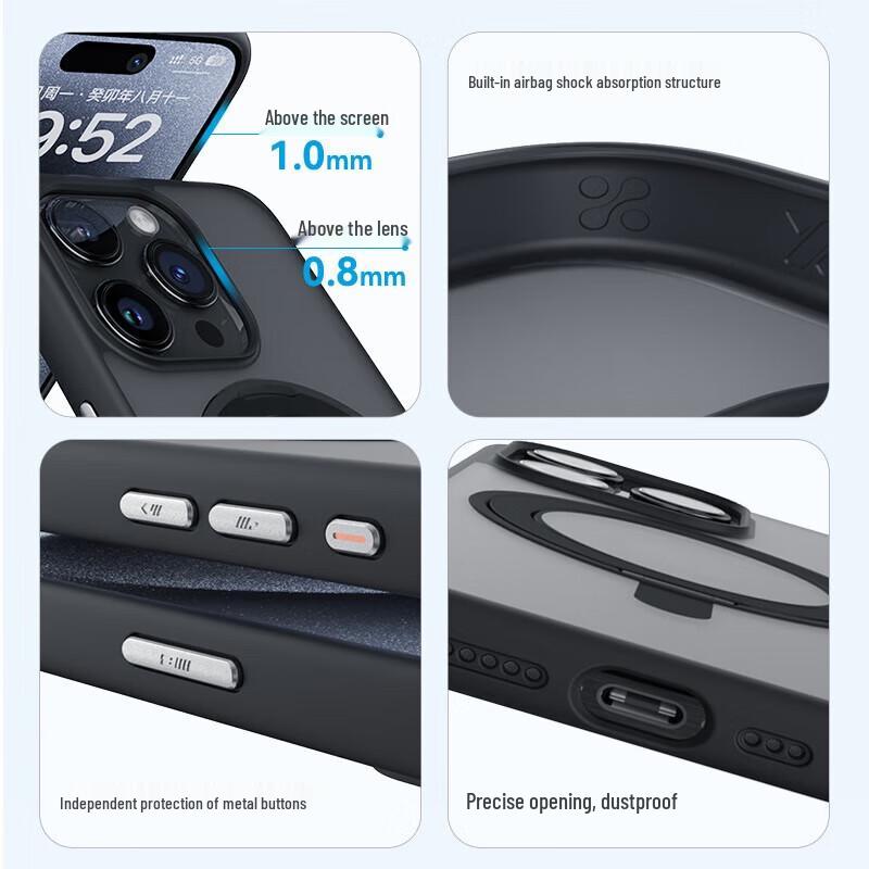 Mr. Blue Gorilla iPhone 16 Magnetic Stand Phone Case