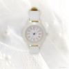 [Fieldwork] Женские часы с аналоговым кожаным ремешком белого цвета Monin PP008-1