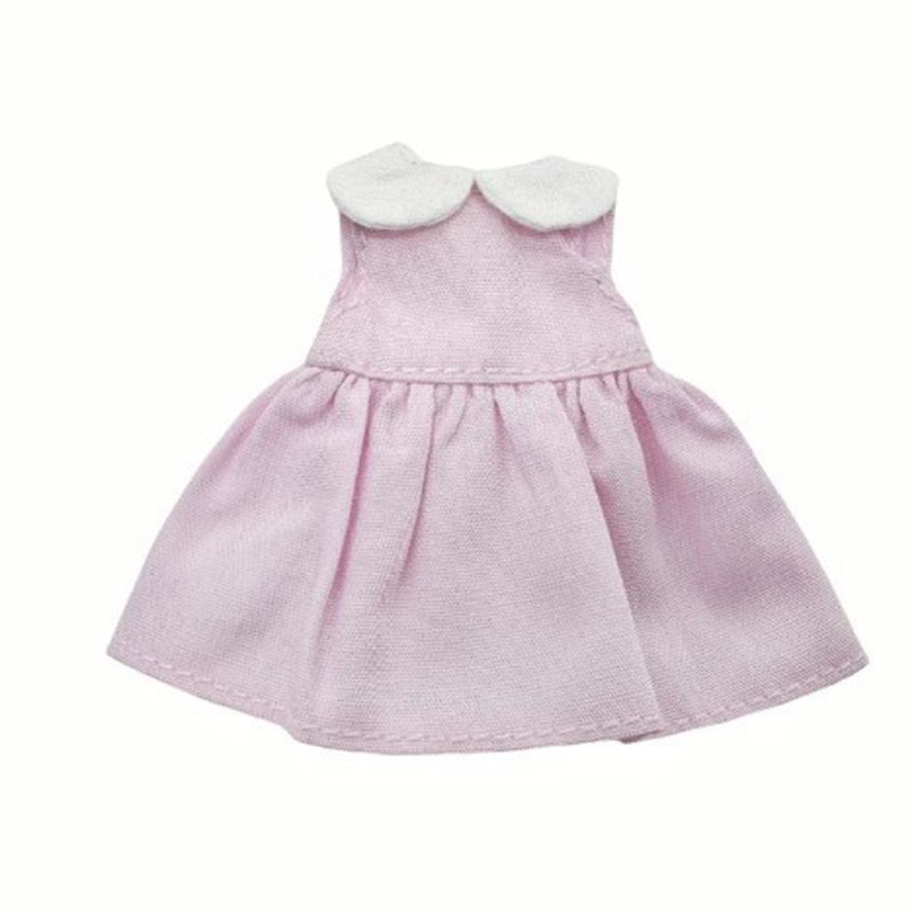 Fashion Doll Dot Dresses Accessories Tops Clothes Skirt for 1/11 OB11 Dolls/for 1/12 BJD