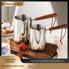 Stainless Steel Latte Art Pitcher - Pointed Spout Milk Frothing Cup for Coffee or Tea