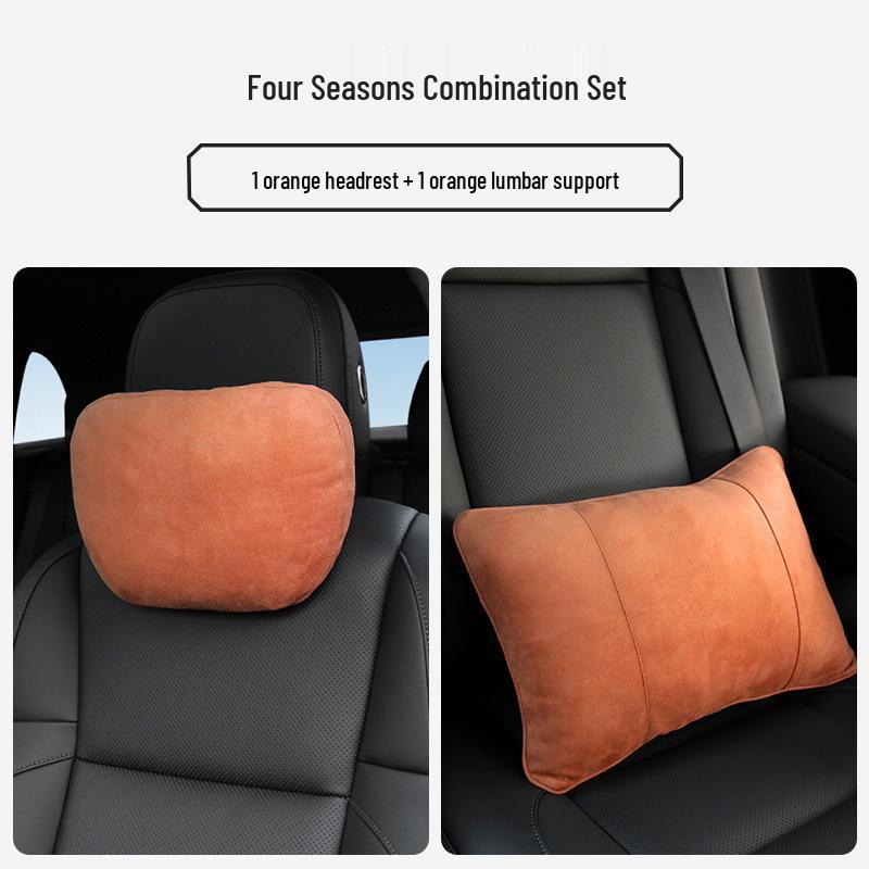 Car Neck and Lumbar Support Pillow for Maybach, Mercedes, Tesla, AITO