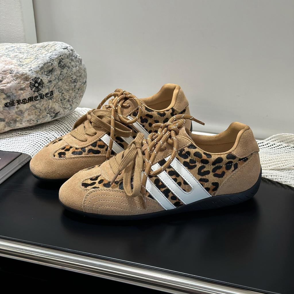 2025 Autumn New Retro German Training Shoes Women's Thick-soled Heightened Lightweight Soft-soled Jogging Casual Sports Shoes