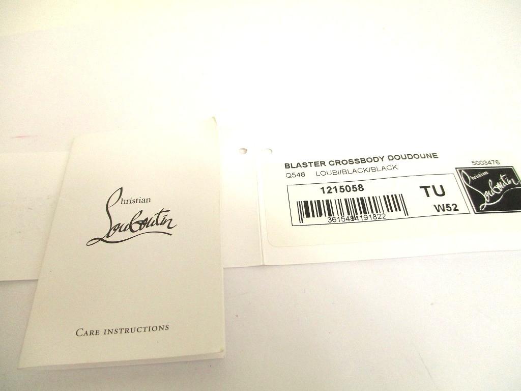 Оригинальный красный нейлоновый поясной кошелек Christian Louboutin #a946 Восстановленный