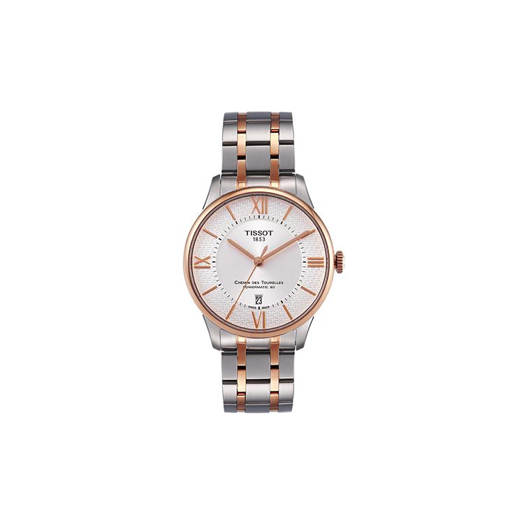 Tissot Коллекция Tourelles Автоматический Механический Механизм Водонепроницаемость 50 метров Мужские Часы Часы 42 мм T099.407.22.038.01
