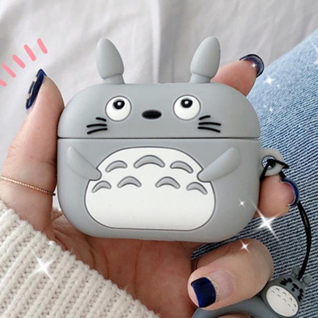 Чехол для Airpods 3, милый силиконовый чехол для наушников с японским аниме Тоторо, беспроводной Bluetooth чехол для Airpods Pro 1, 2, 3, чехол