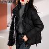 Women's Fashion Casual Fall Winter Solid Color Print Long Sleeve Jackets & Coats Down Coats
