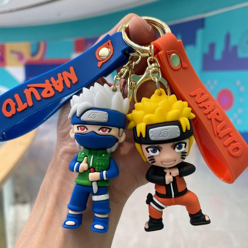 Брелок из мультфильма Наруто, брелок с персонажем Хатаке Какаши, мультяшный кулон, украшения для сумки, ключей автомобиля, подарки для фанатов.