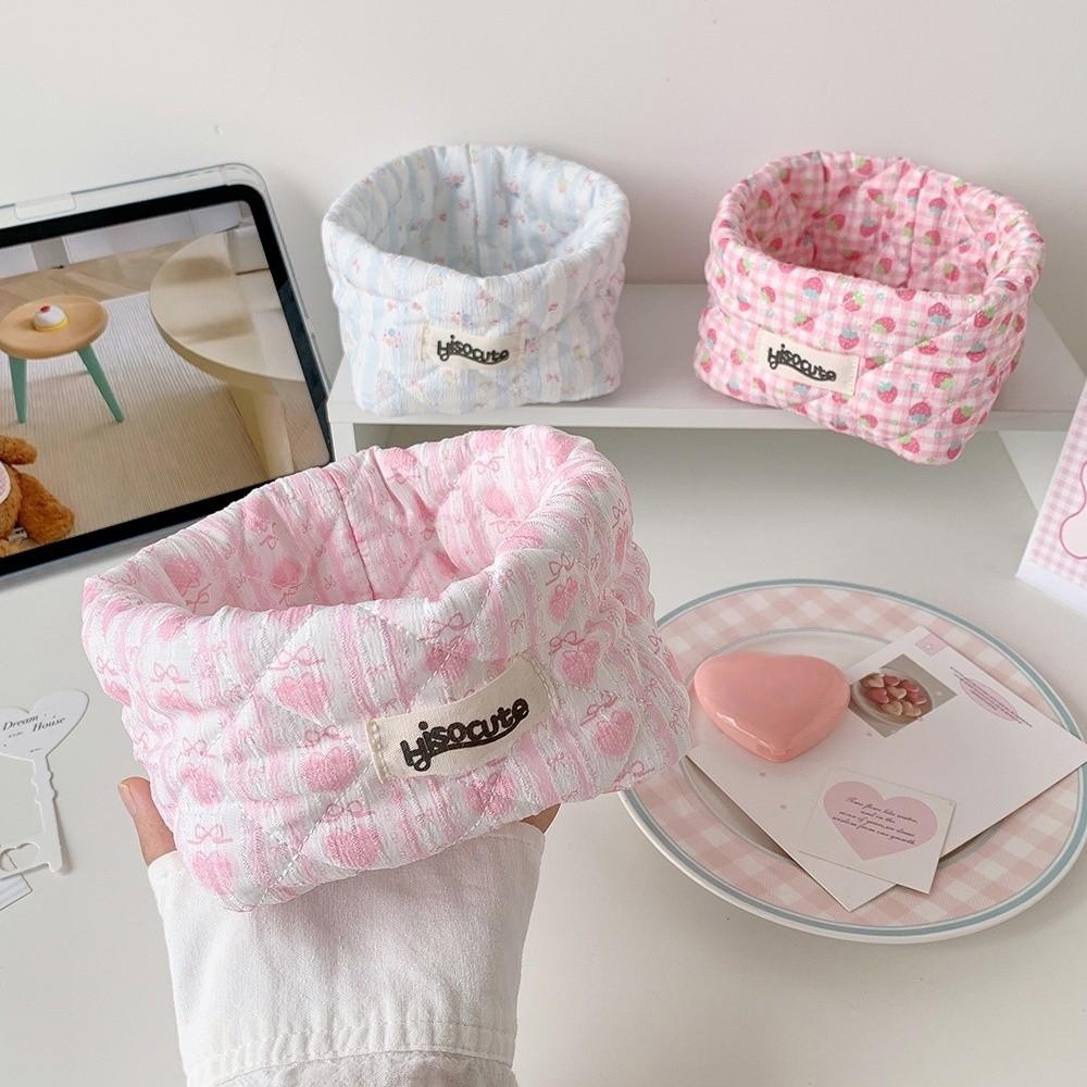 Pencil Case Cloth Toiletry Bag Pen Bag Jewelry Organizer Sanitary Napkin Storage