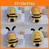 Soft Stuffed Honeybee Keychain Cuddly Cartoon Bag Accessory Car Keychain Bulk