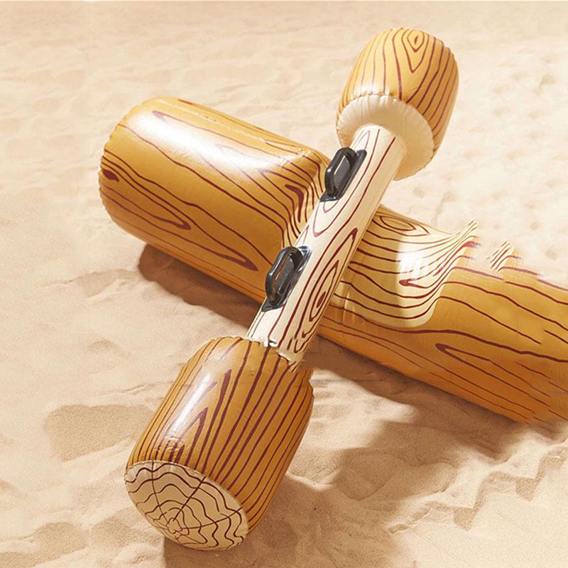 Inflatable Water Stick Game - Floating Raft Competition