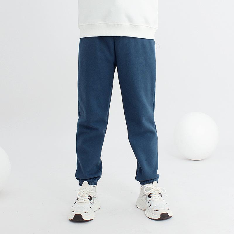 Korean Style Spring Children's Solid Color Trousers - New Girls' All-Match Casual Sports Pants