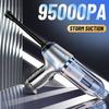 Новый беспроводной автомобильный пылесос 95000 Па с мощным всасыванием, ручной автоматический пылесос для дома и автомобиля, мини-пылесос двойного назначения, бытовая техника