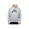 Nike SB Logo Print Hoodie Pullover Men Hoodies Gray AJ9733-063
