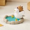 Animal Figurines Capybara Mobole Phone Stand Crocodile Capybara Model Toy  Office Decor