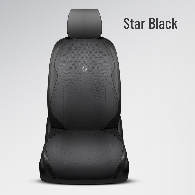 Универсальный замшевый комплект подушек для автомобильного сиденья - Всесезонный, Трехкомпонентный, Готовый к лету, Тонкая подушка с поясничной поддержкой.
