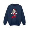 Girls Minnie Mouse Santa Outfit Sweatshirt