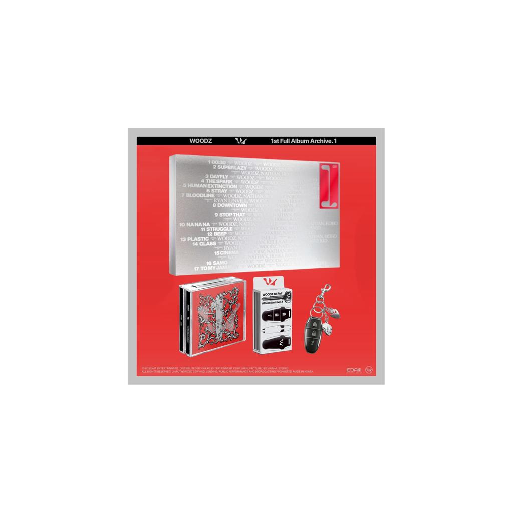 Main Jewel WOODZ 1 1st Album Album with Tracking Korean artist Sealed Cho Seungyoun (Full Set + + Key) Archive.