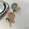 Niche Design Sense литературный ретро цветок эмаль изысканная брошь с ювелирными изделиями