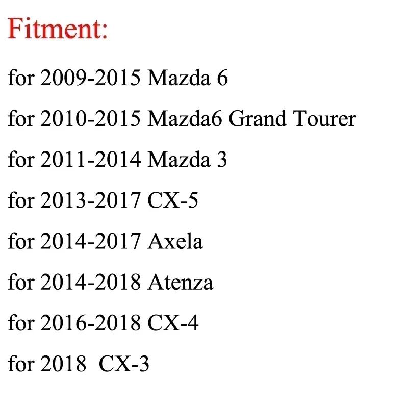 2025 Горячие 4 шт. Накладки на замки дверей автомобиля Антикоррозийные пряжки-наклейки для Mazda CX-4 CX-5 CX-3 Atenza Axela 3 6 Grand Tourer Стиль Аксе