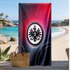 Пляжное полотенце Eintracht Frankfurt Football Print, Большое Мягкое Быстросохнущее Полотенце для Пляжа Кемпинга Плавания