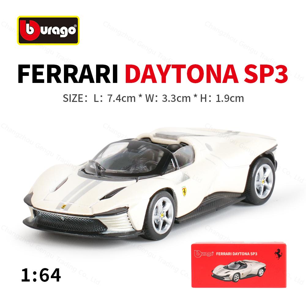 Ббураго 1:64 Ferrari 812 Daytona SP3 SF90 SP1 F40 488GTB 599GTO ENZO Статические литые модели Автомобили Коллекционные Хобби Модели Автомобилей Игрушки