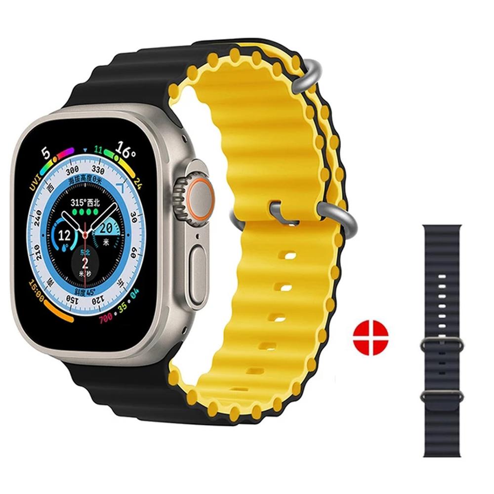 Smart Watch Ultra 8 Men Women Wireless Charging Sport Smartwatch Bluetooth Calls Heart Rate Waterproof For IOS Android Phone