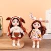 Innovative And Practical For Girls Birthday Gift Cute  Princess Diy Dress Up Toys  16Cm Exquisite Mini Imitation Dolls