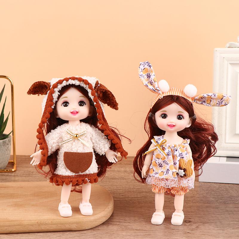 Innovative And Practical For Girls Birthday Gift Cute Princess Diy Dress Up Toys 16Cm Exquisite Mini Imitation Dolls