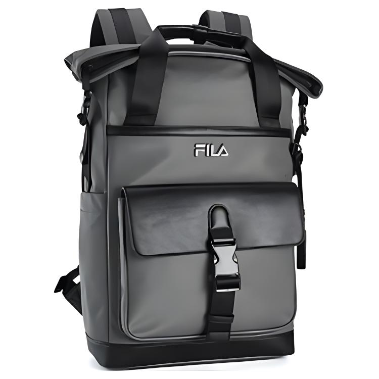 New FILA Fabric Laptop Bag Backpack Extra Small Men's Lead Gray F13M431102FDY