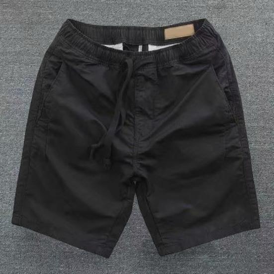 Свободные мужские шорты-карго с накладными карманами, модные летние повседневные брюки