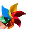 10 шт. Ручной работы Полосатый Круглый Веревочный Канатный Ветряк Цветной Подвесной Ветряк для Двора и Сада